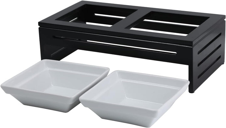 Silicute Ceramic Elevated Pet Bowl