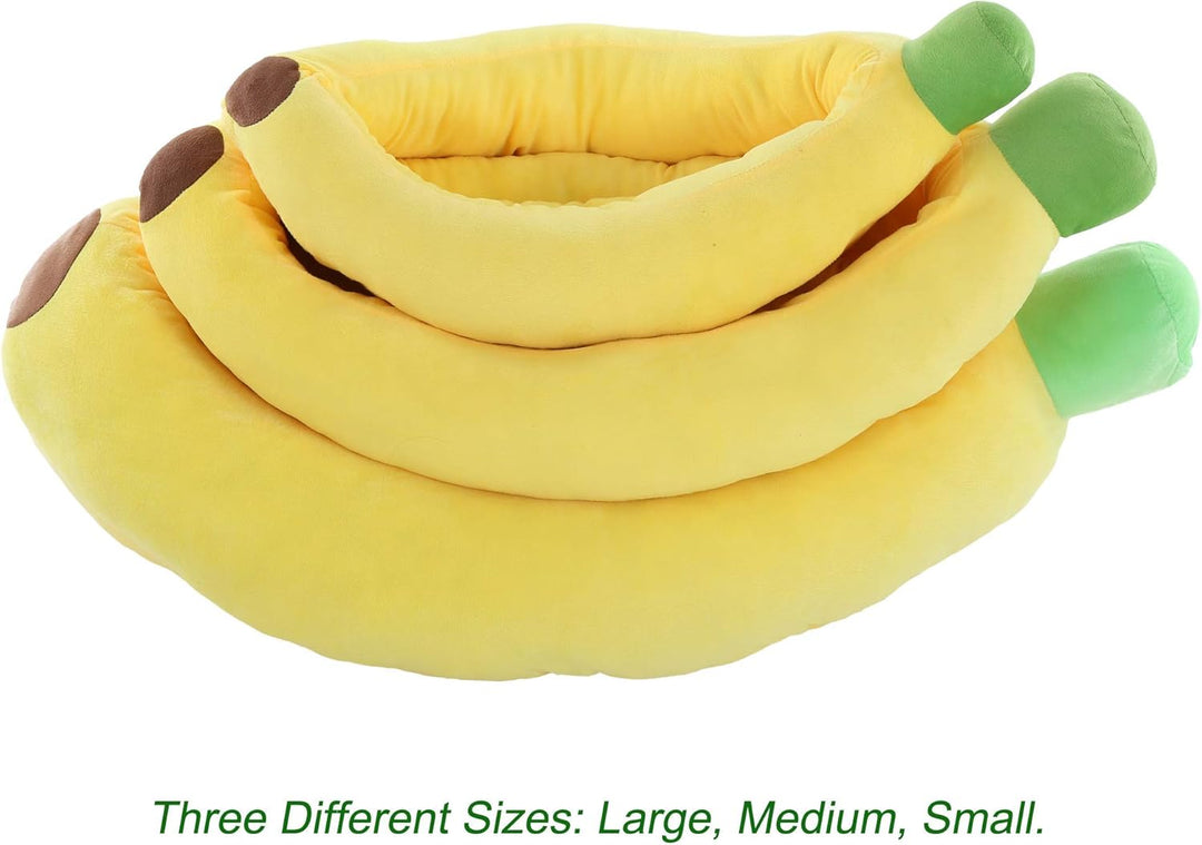 Silicute Banana Plush Pet Bed