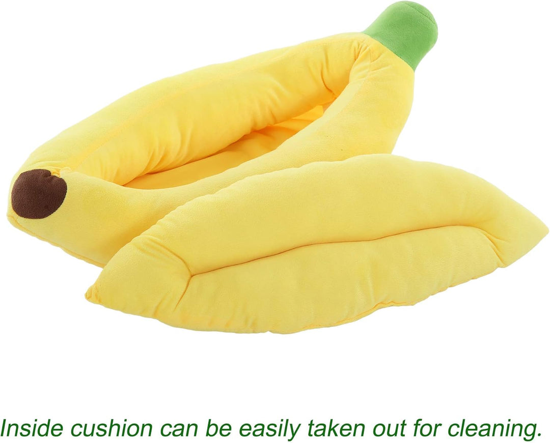 Silicute Banana Plush Pet Bed