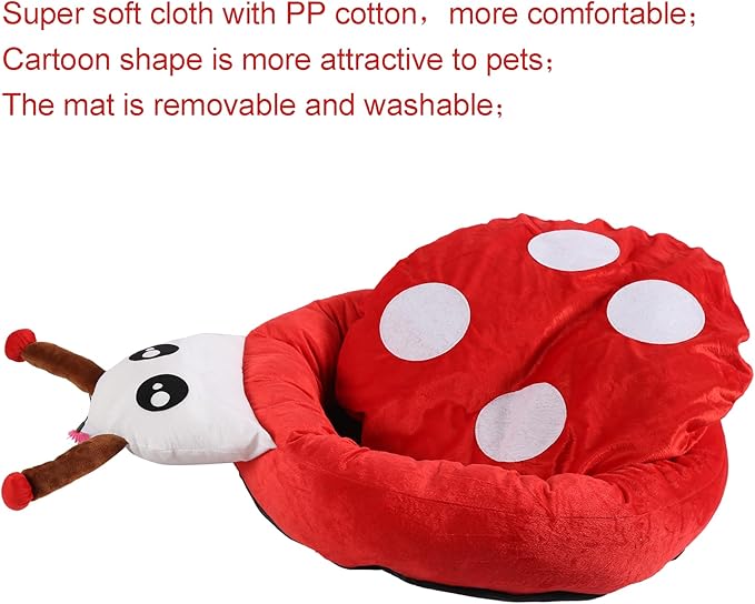 Silicute Ladybug Pet Bed