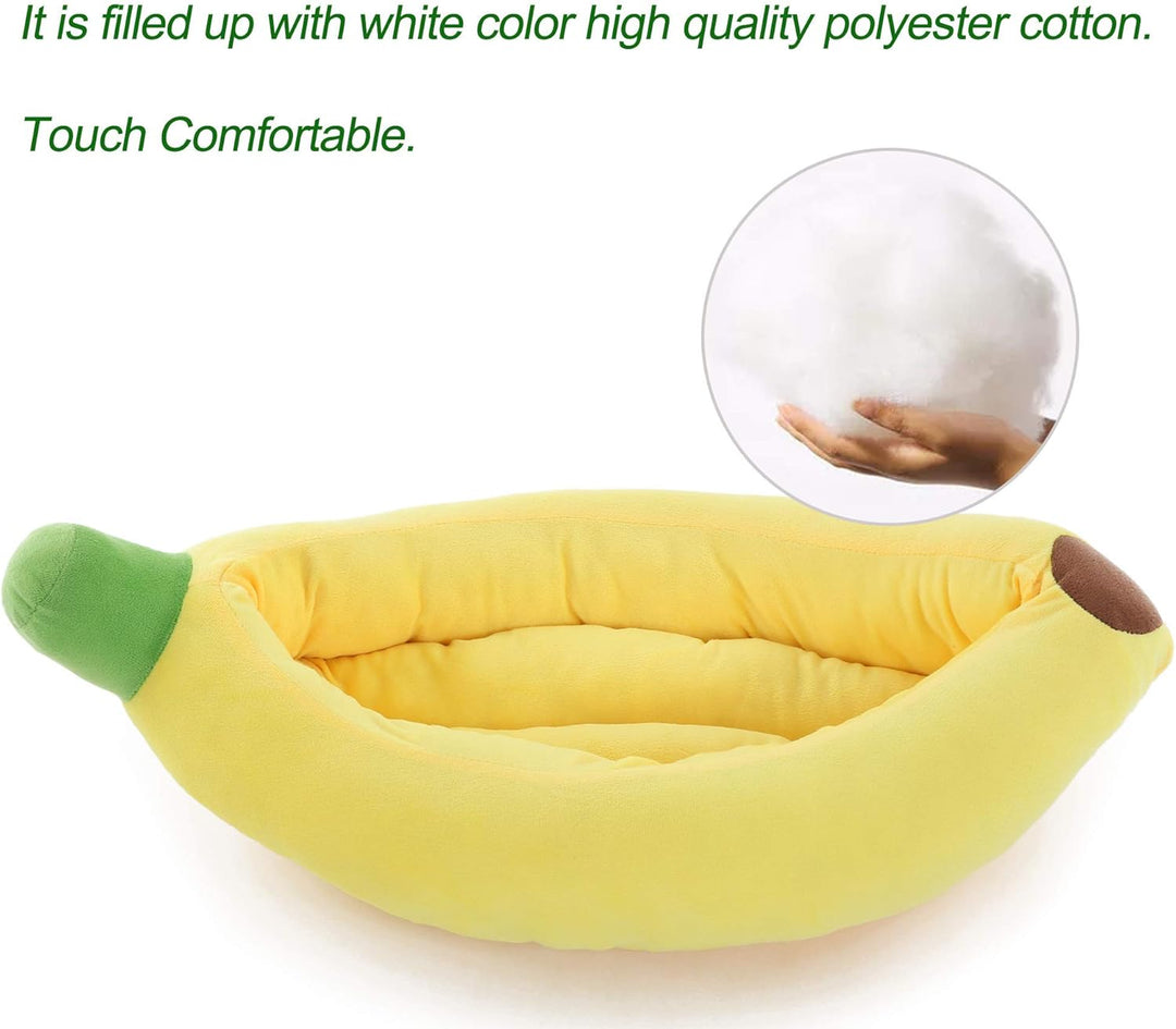 Silicute Banana Plush Pet Bed