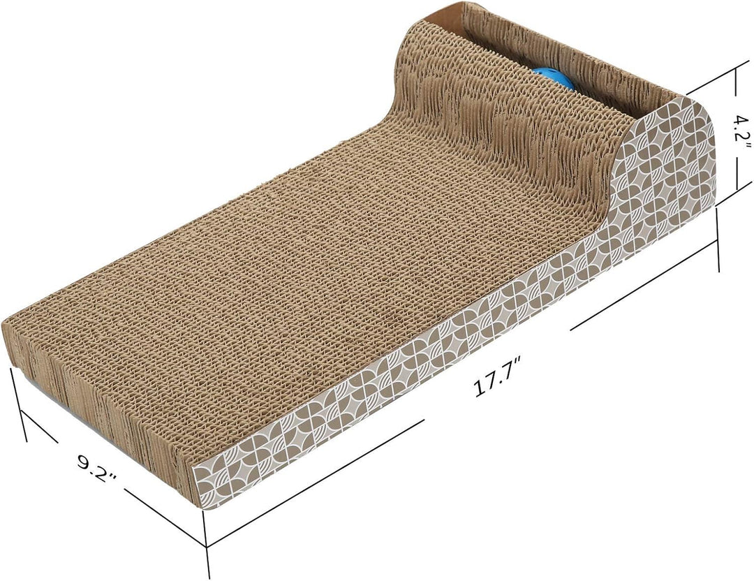 Catnip Scratching Board with Ball