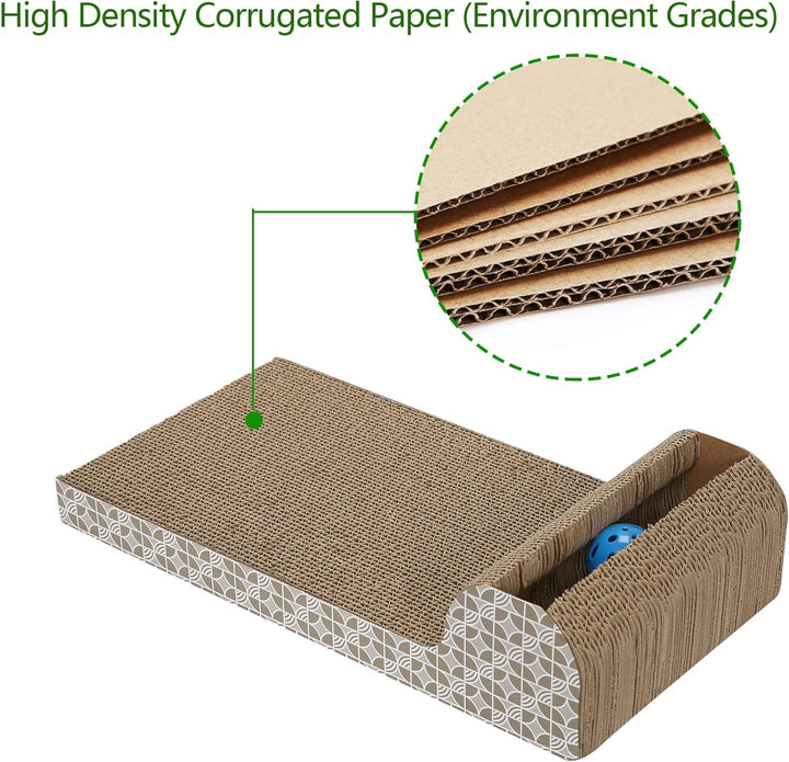 Catnip Scratching Board with Ball