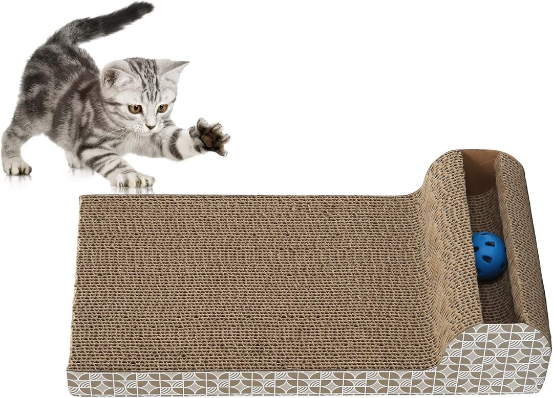 Catnip Scratching Board with Ball